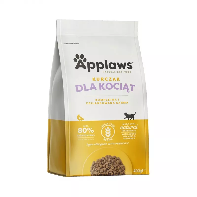 APPLAWS Kitten Chicken - sucha karma dla kotów - 400g