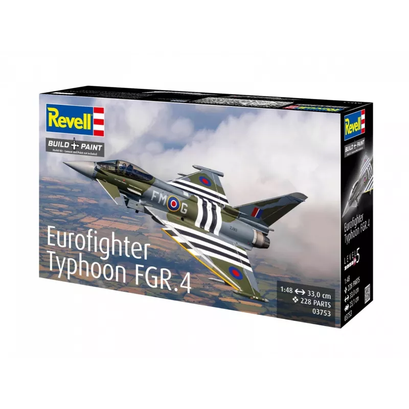 Plastikowy model samolotu REVELL Eurofighter Typhoon FGR.4 1:48