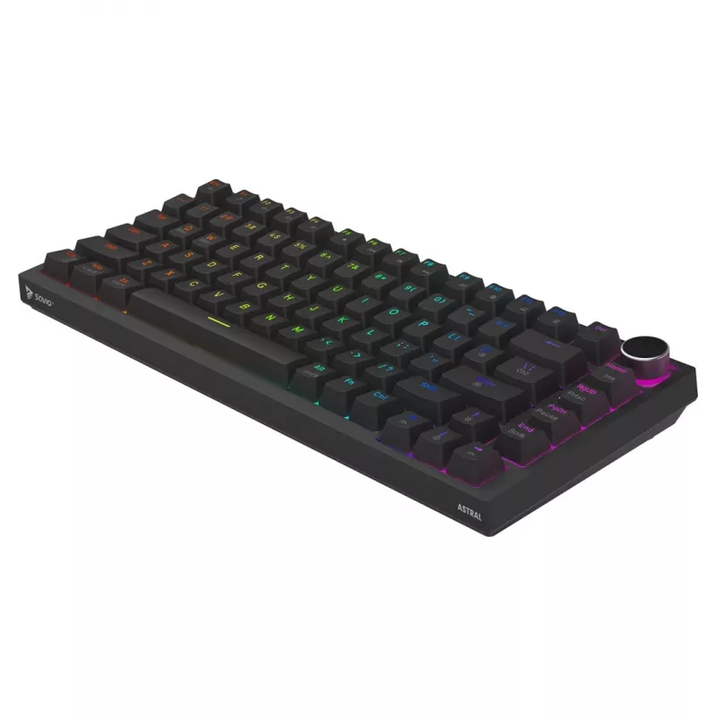 Klawiatura gamingowa Savio ASTRAL BLACK JADE USB QWERTY US International