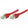Tecline 719003R Przewód krosowy Ethernet Czerwony