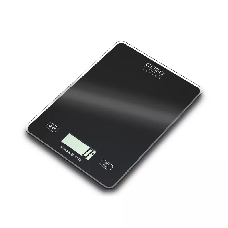 Waga kuchenna Caso cienki Czarny Rectangle Electronic 03210