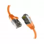EFB-Elektronik CAT8.1 POMARAŃCZOWY 1m Kabel krosowy RJ45 S/FTP PIMF LSZH 2000MHZ 40GB Kabel sieciowy Producent: EFB Elektronik (EC020200279)