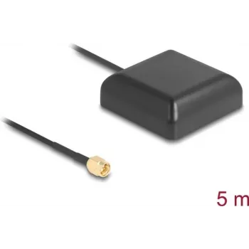 Antena GNSS Navilock NL-203AA o wysokim wzmocnieniu, złącze SMA, kabel 5 m, zewnętrzna