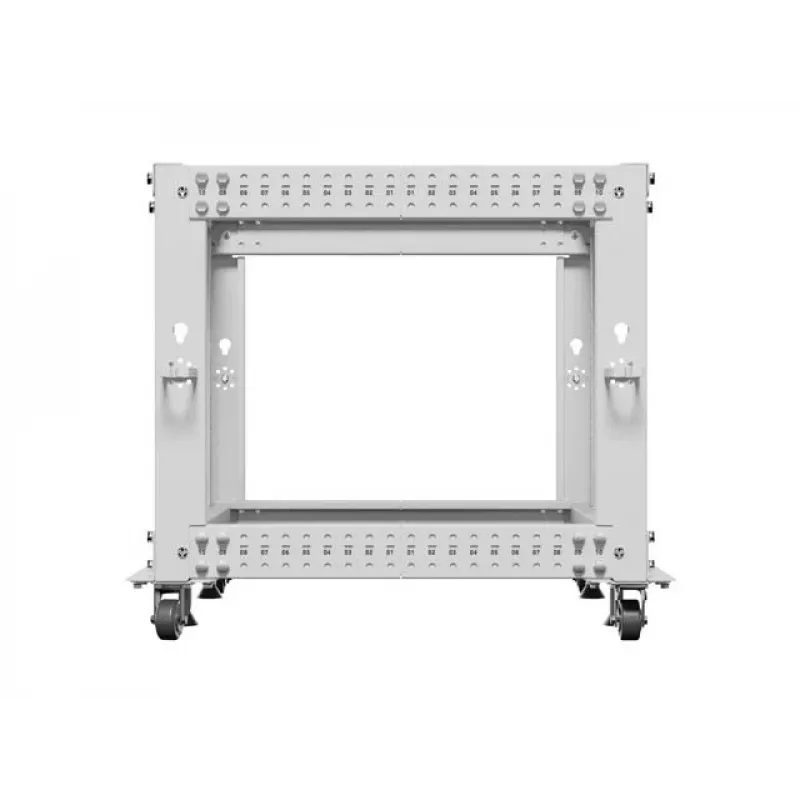 Szafa rack 19 9U 600x600-1100 regul. szara