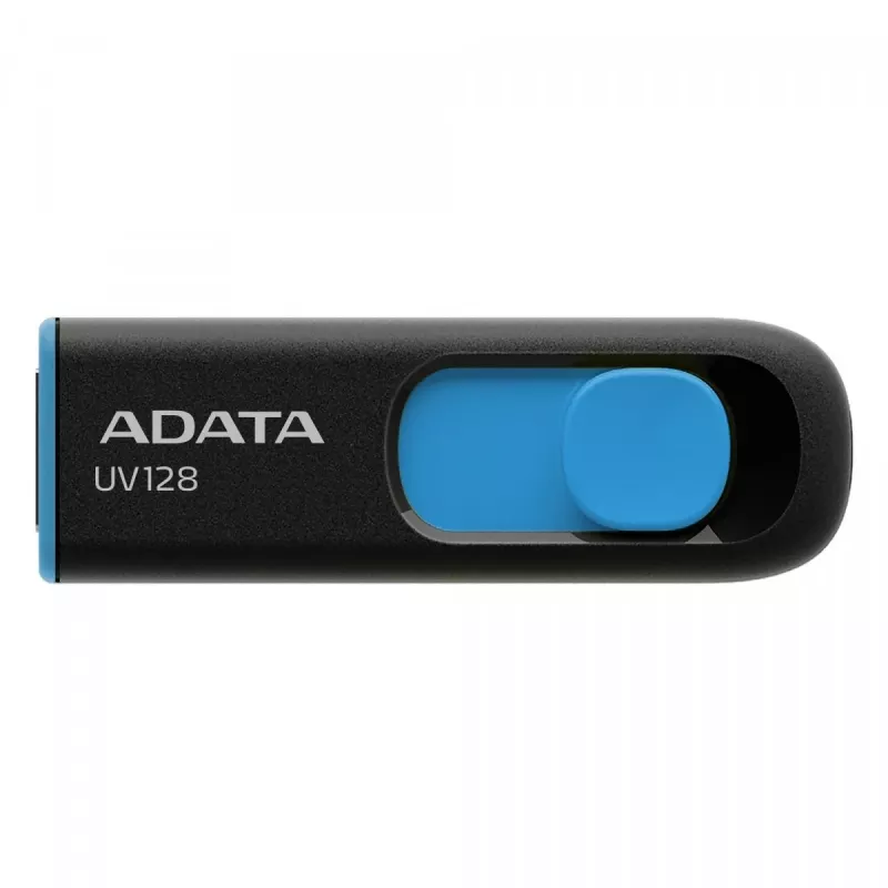 Pamięć USB ADATA 64 GB DashDrive UV128, USB Typ-A, 3.2 Gen 1 (3.1 Gen 1), czarna, niebieska