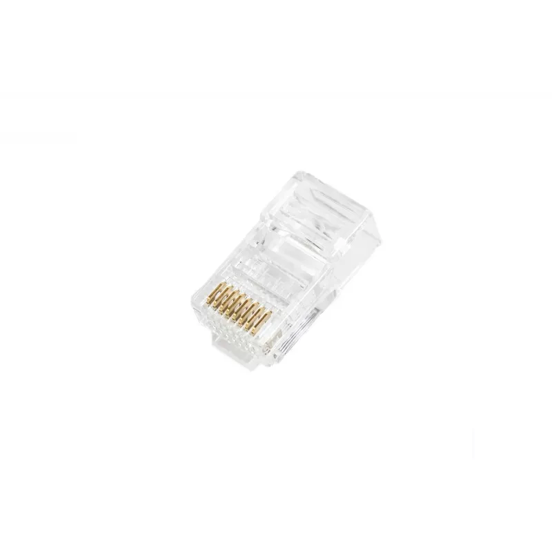 DIGITUS RJ45 Modular Plug (8P8C) Pass-through, CAT 5e, Unshielded, AWG 26-24, 100 Pieces (X-ML-5U-EZ)