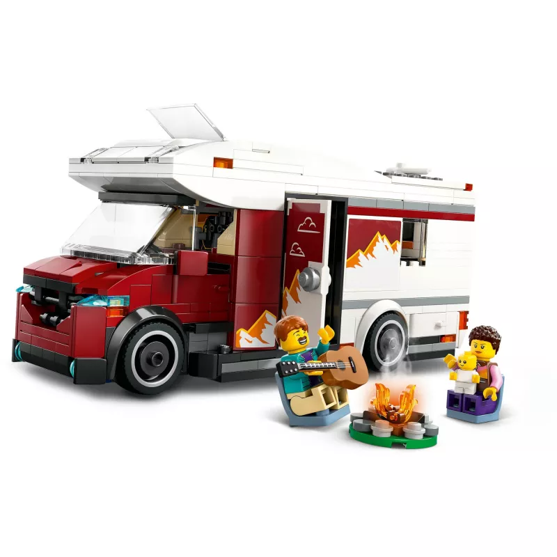 Zestaw konstrukcyjny LEGO City Przyczepa Kempingowa Przygód 60454, 385 elementów, wysokość 80 mm, dla dzieci od 6 lat