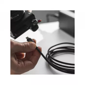 Kabel USB 2.0 zielony Cell KABGC20 — USB A na Micro-USB B, 1,2 m, czarny