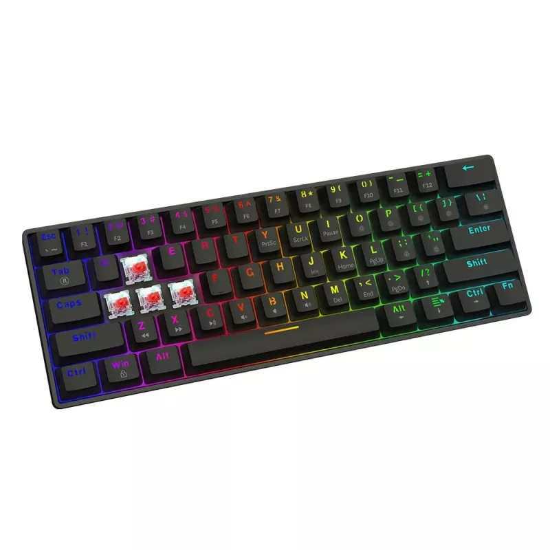 Klawiatura mechaniczna SAVIO BLACKOUT X2 OUTEMU Red, Hot Swap