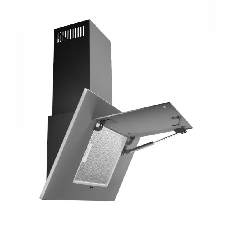 Okap AKPO WK-4 Czarny 2.0 60 SZARY/SZARE SZKŁO T300 Liniowy LED/Sterownik