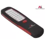 Lampa warsztatowa MACLEAN MCE03 — 24 LED, podstawa magnetyczna i haczyk, zasilana bateriami (3×AAA)