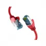 EFB-Elektronik kabel krosowy RJ45 z kablem surowym kat. 7, czerwony, 10 m, S/FTP PIMF, kabel sieciowy LAN DSL, producent: EFB Elektronik (EC020200171)
