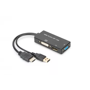 Adapter HDMI 3w1 Digitus AK-330403-002-S