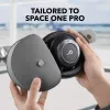 Etui na słuchawki Anker Soundcore Space One Pro z magnetycznymi metalowymi przyciskami, szare