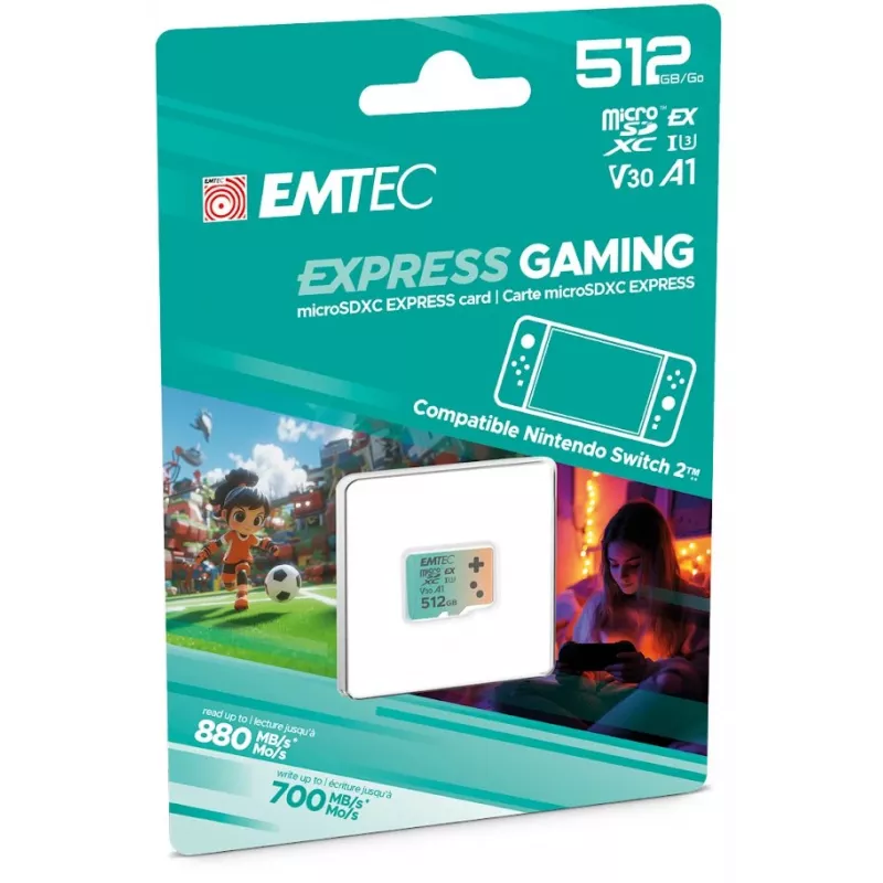 Karta pamięci Flash Emtec 512 GB UHS-I U3 V30 A1 EXPRESS Switch 2