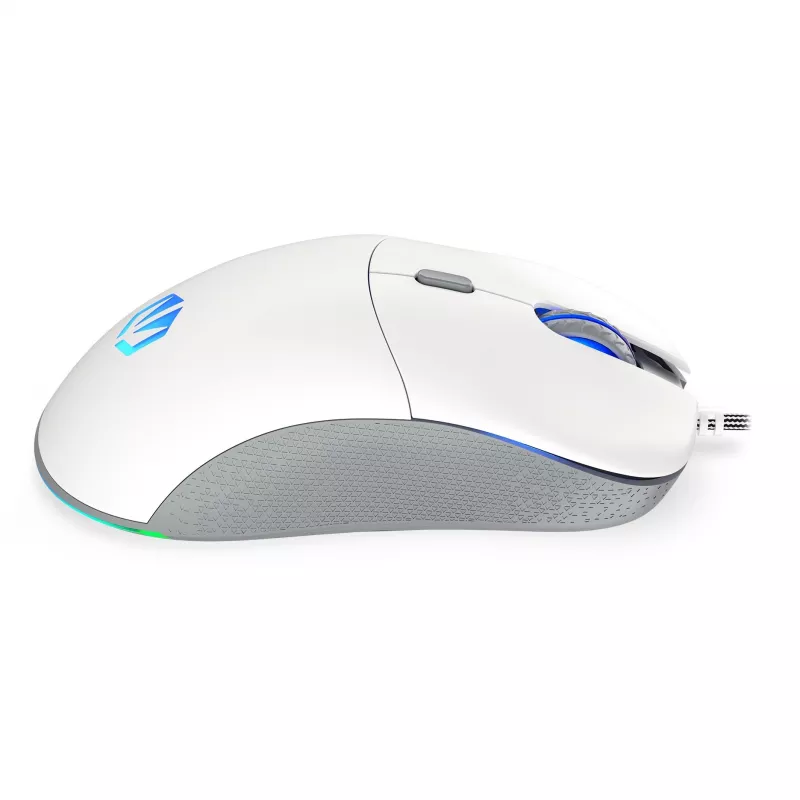 ENDORFY GEM Plus Onyx Biały mysz Gaming Praworęczna USB Type-C Optyczna 19000 DPI