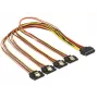 Kabel SATA DeLOCK 60158 0,5 m SATA 15-pin 4 x SATA 15-pin Wielokolorowy