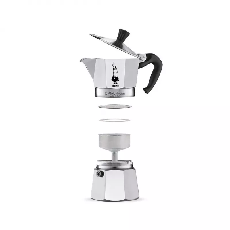 Bialetti Moka Express kawiarka 0,06 l aluminium, czarny