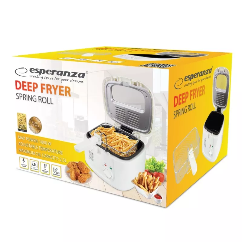 Frytownica Esperanza EKG012 2,5L, Biała
