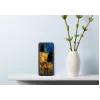 Etui ochronne iKins do Samsung Galaxy S20 — czarne z motywem Cafe Terrace