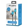 Kabel USB-C M/M USB4 1,5M 240W 60Hz Czarno-Niebieski
