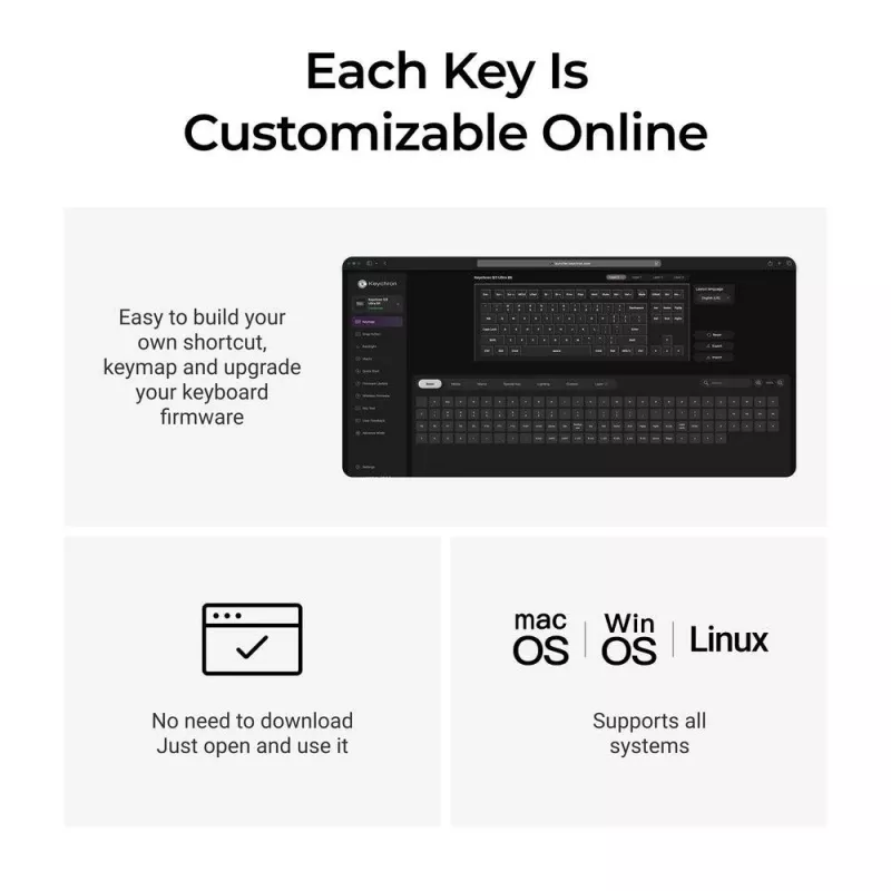 Klawiatura Wrl Q3 ULTRA/Czarny Q3U-M3 Keychron