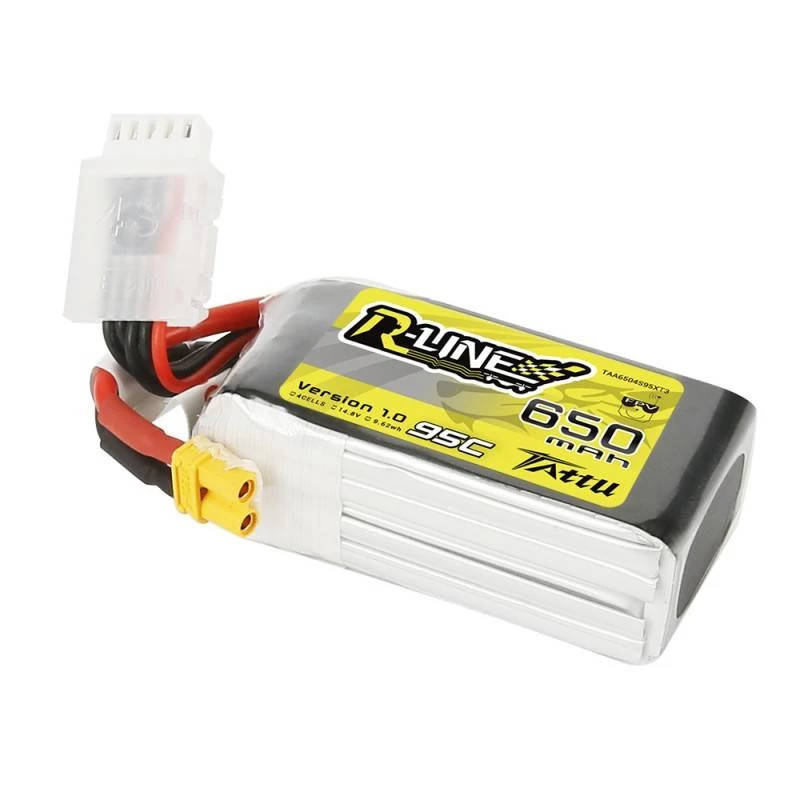 Bateria Tattu R-Line 650mAh 14,8V 95C 4S1P XT30