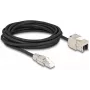 DeLOCK kabel ze złączem RJ45 do montażu w terenie do modułu Keystone RJ45 gniazdo Cat.6A 5 m