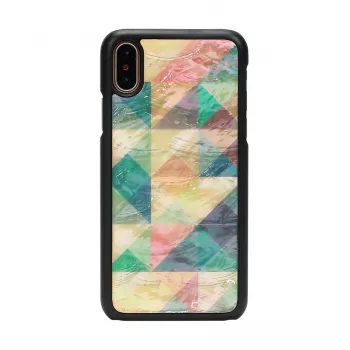 Etui na smartfona iKins dla iPhone XS / iPhone XS Mosaic Czarny