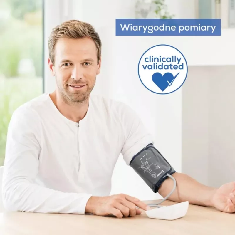 Ciśnieniomierz Beurer BM27 automatyczny pomiar z wyświetlaczem LCD