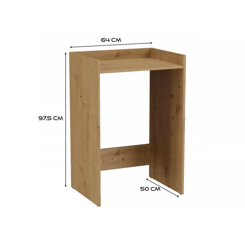 Szafka do prania Top e Shop POLA na pralkę - Dąb Rzemieślniczy