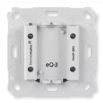 Bezprzewodowy przycisk ścienny Homematic IP HmIP-BPS, biały, IP20, 71×71×43 mm