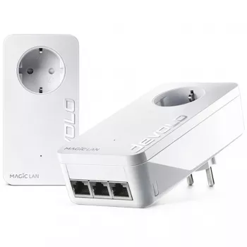 devolo Magic 2 LAN triple Powerline Starter Kit Powerline do 2.400 Mbit/s, 3x Gigabit LAN (na jednostkę)