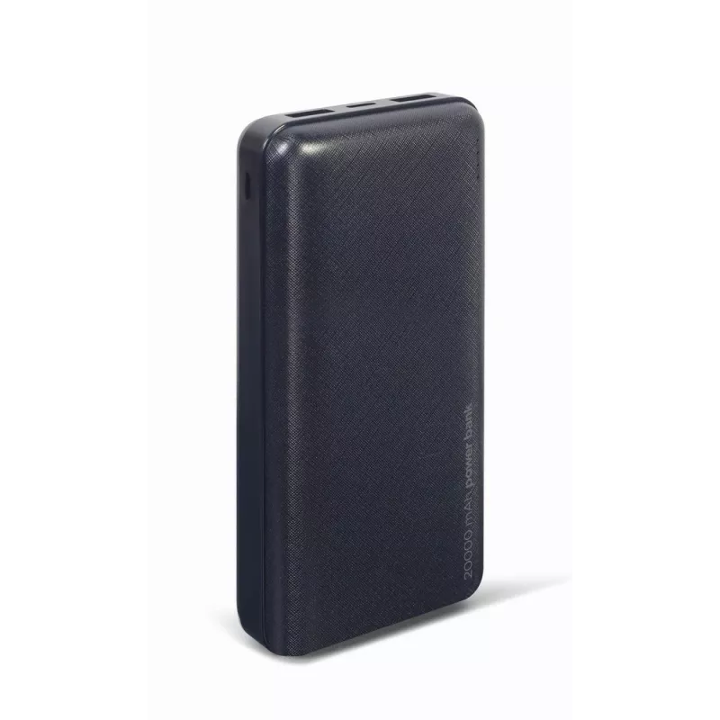 Gembird PB20-02 power bank Litowo-polimerowy (LiPo) 20000 mAh Czarny