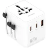 Adapter podróżny 20W GaN Nomad 2xUSB-C + 1xA