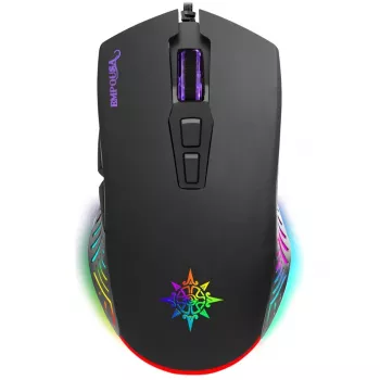 INCA Mysz gamingowa IMG-309 7200 DPI. RGB. 7 przycisków. USB. Opakowanie detaliczne SW