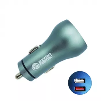 Ładowarka USB 2.0 + USB 3.0: 12V-24V, 30W, QC3.0