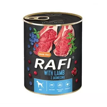Dolina Noteci Rafi Karma mokra dla psa z jagnięciną - 800g