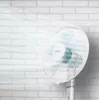 Cecotec EnergySilence 530 Power Connected | Wentylator stojący | Biały | Średnica 40 cm | Liczba prędkości 3 | Oscylacja | 50 W | Pilot zdalnego sterowania