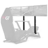 Kokpit symulatora wyścigowego Next Level Racing F-GT NLR-A006 — regulowana wysokość siedzenia i kierownicy, obsługa 3 wyświetlaczy, maks. waga użytkownika 60 kg, czarny