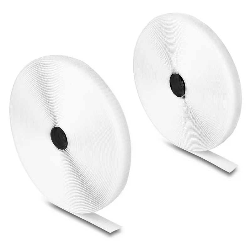 DeLOCK Taśma rzepowa o dużej wytrzymałości, dł. 15 m x szer. 20 mm, biała
