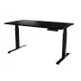 Biurko z elektryczną regulacją wysokości MOON LONG 150x80x72-120 czarny