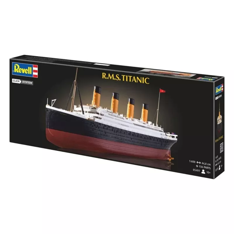 Plastikowy model statku RMS Titanic EC Wielokolorowy 1:600