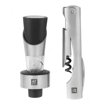 Zestaw narzędzi sommelierskich ZWILLING Sommelier — prostokątne etui 100×190×42 mm, 2 szt.