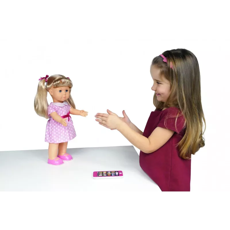 Lalka Artyk Natalia chodząca ze smartfonem 41 cm – Artyk lalka chodząca 41 cm z akcesorium
