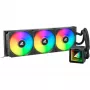 All-in-One Chłodzenie cieczą CPU Sharkoon S100 ARGB – Chłodnica 360 mm, Czarny