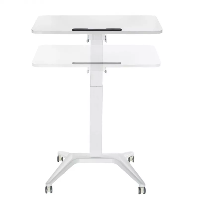 Mobilny stolik pod laptopa MACLEAN MC-453W z pneumatyczną regulacją wysokości, maks. wysokość 109 cm