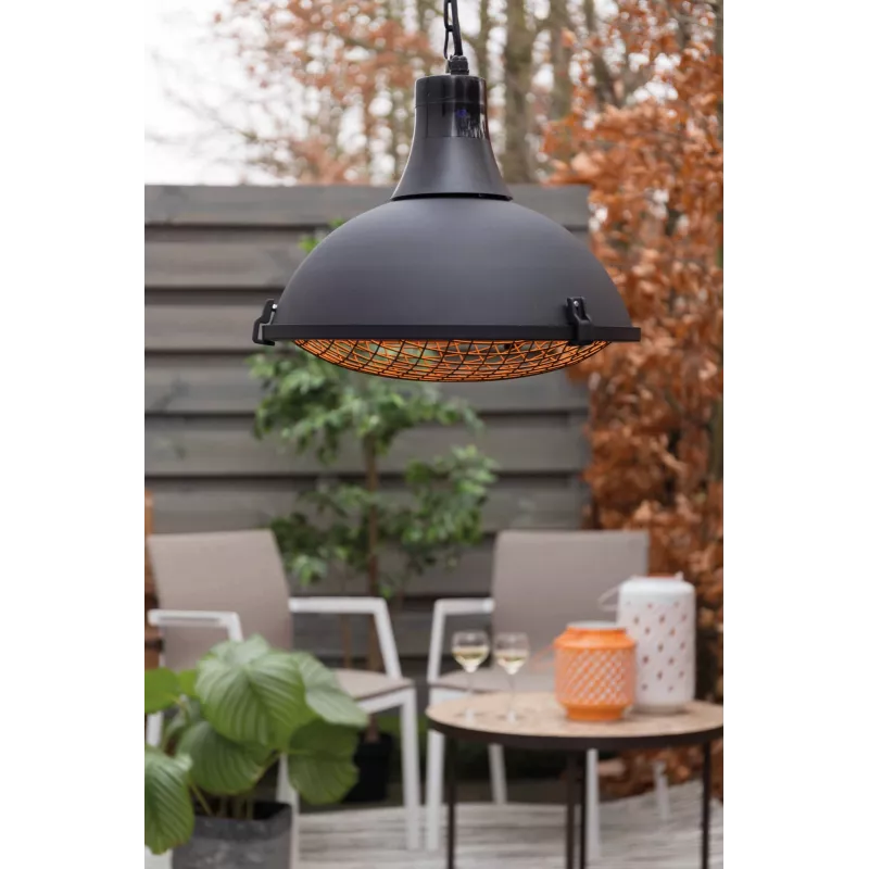 Sunred IND-2100H - grzejnik sufitowy 2100 W, czarny