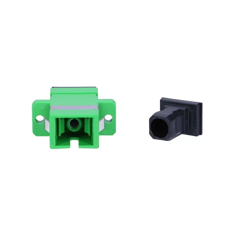 Extralink Adapter SC/APC Single Mode Simplex zielony