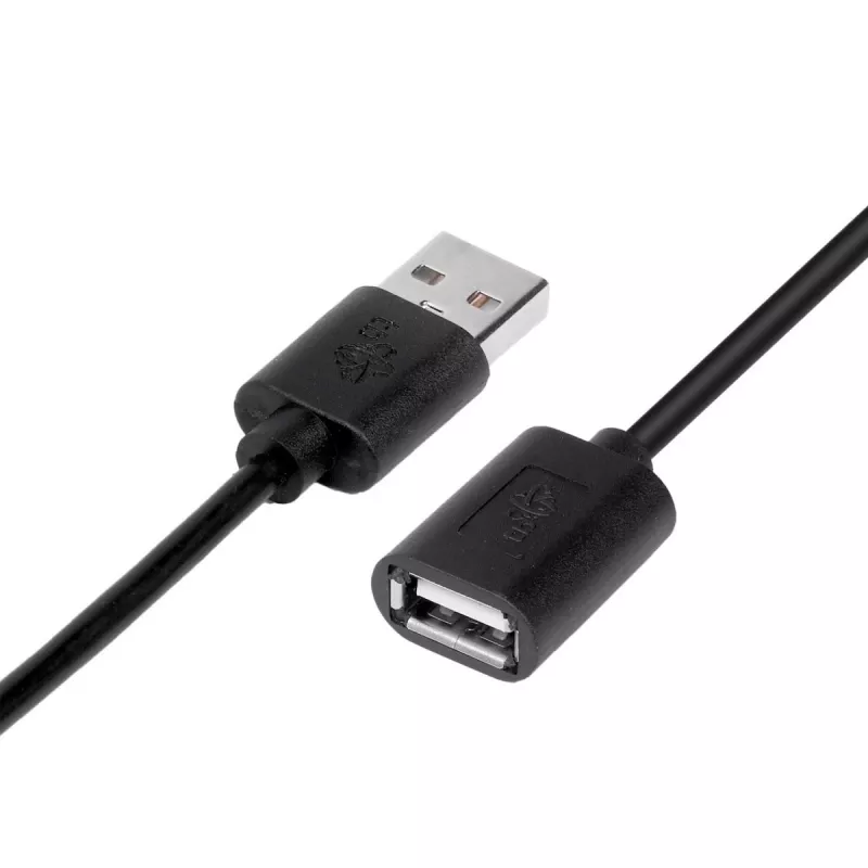 Przedłużacz USB AM-AF 1,8 m czarny